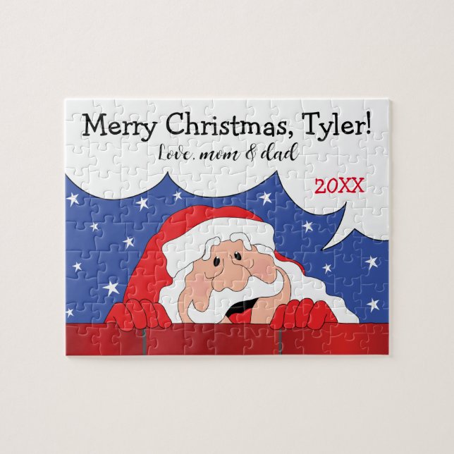 Puzzle Christmas Père Noël dit (Horizontal)