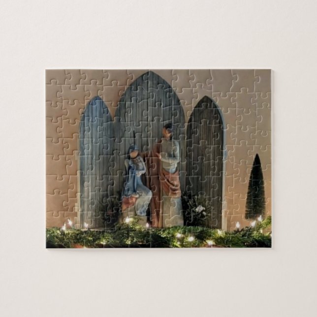 Puzzle Christmas Scene  (Horizontal)