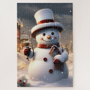 Puzzle Christmas Snowman