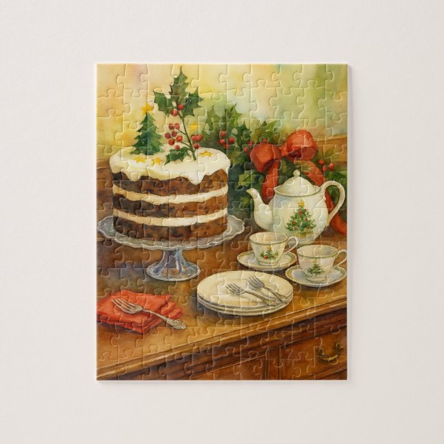 Puzzle Christmas Tea Time (Vertical)