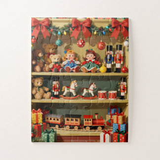 Puzzle Christmas Toy Shop for Seniors 30 Large Piece