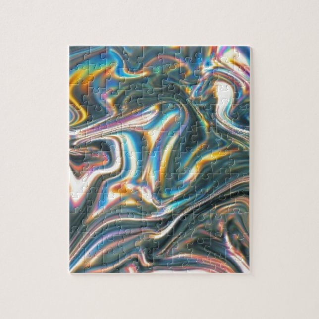 Puzzle Chrome olographe (Vertical)