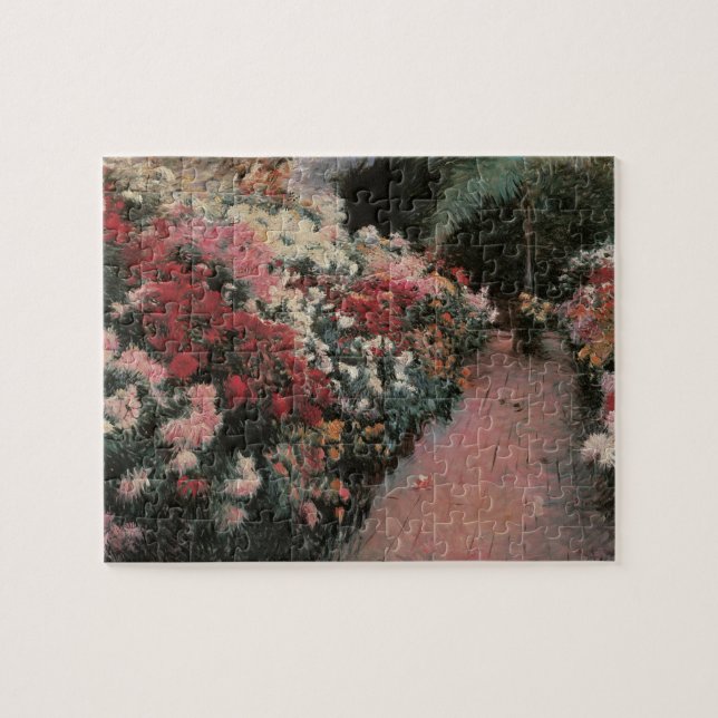 Puzzle Chrysanthèmes par Dennis Bunker Miller, Art (Horizontal)