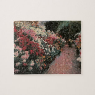 Puzzle Chrysanthèmes par Dennis Bunker Miller, Beaux-arts
