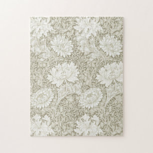 Puzzle Chrysanthemum Ivory, William Morris