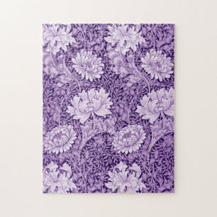 Puzzle Chrysanthemum Purple, William Morris