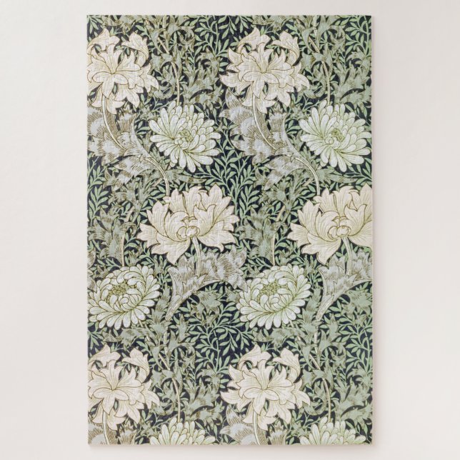 Puzzle Chrysanthemum, William Morris (Vertical)