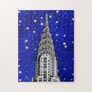 Puzzle Chrysler Building Dome et Starry Blue Sky