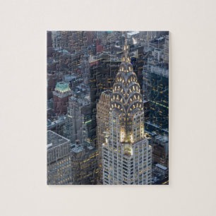 Puzzle Chrysler établissant l'horizon aérien NYC de New