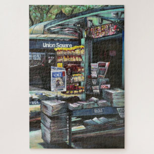 Puzzle Chrysocolia Morning, Carré de l'Union, NYC Jigsaw 