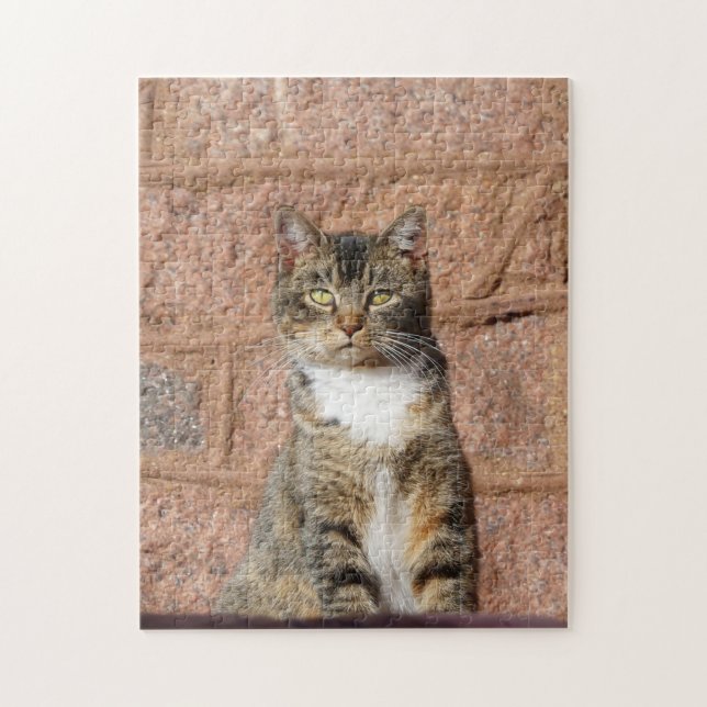 Puzzle Church Cat (Vertical)