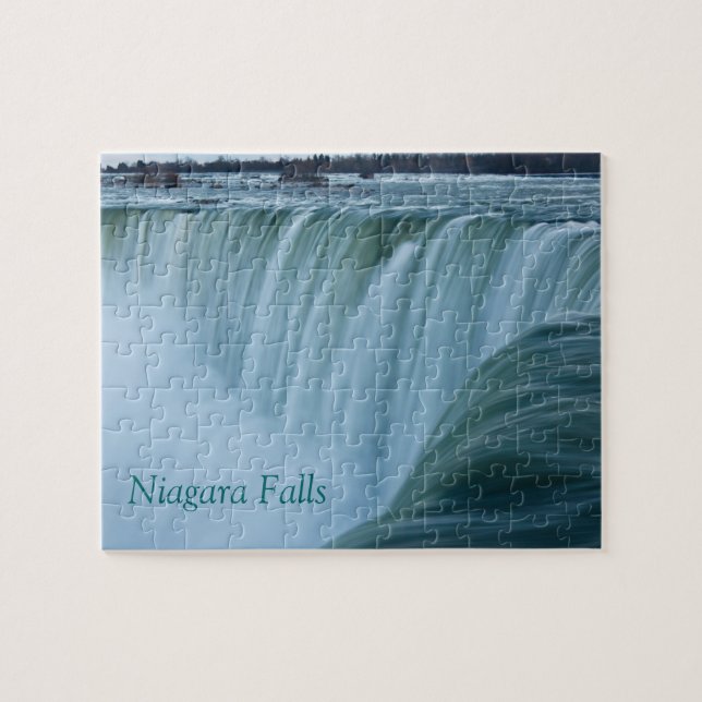 Puzzle Chutes du Niagara avec le texte (Horizontal)
