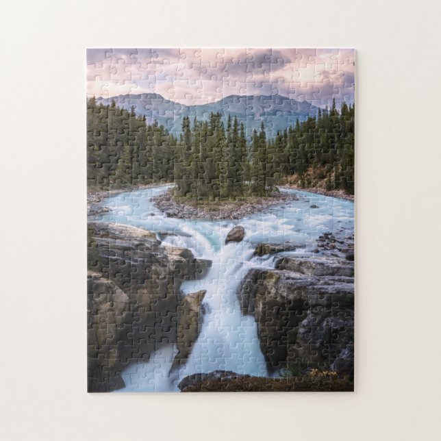 Puzzle Chutes Sunwapta | Parc national Jasper (Vertical)