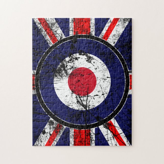 Puzzle Cible BRITANNIQUE Union Jack de Mods de cible de (Vertical)