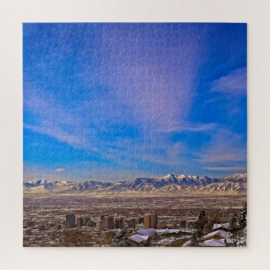 Puzzle Ciel au-dessus de Salt Lake City, Utah - 20x20 - 6