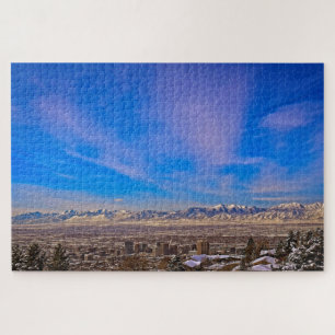 Puzzle Ciel au-dessus de Salt Lake City, Utah - 20x30 - 1