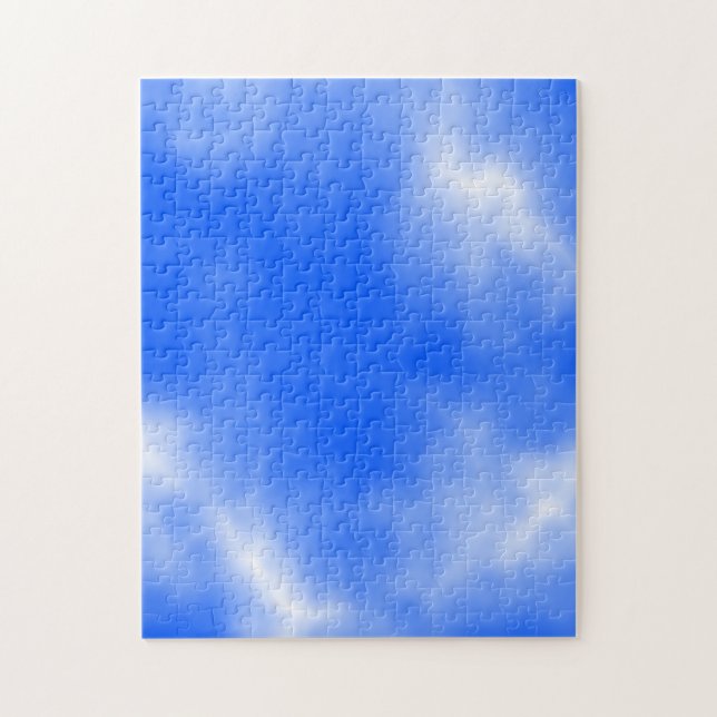 Puzzle Ciel bleu avec les nuages blancs (Vertical)