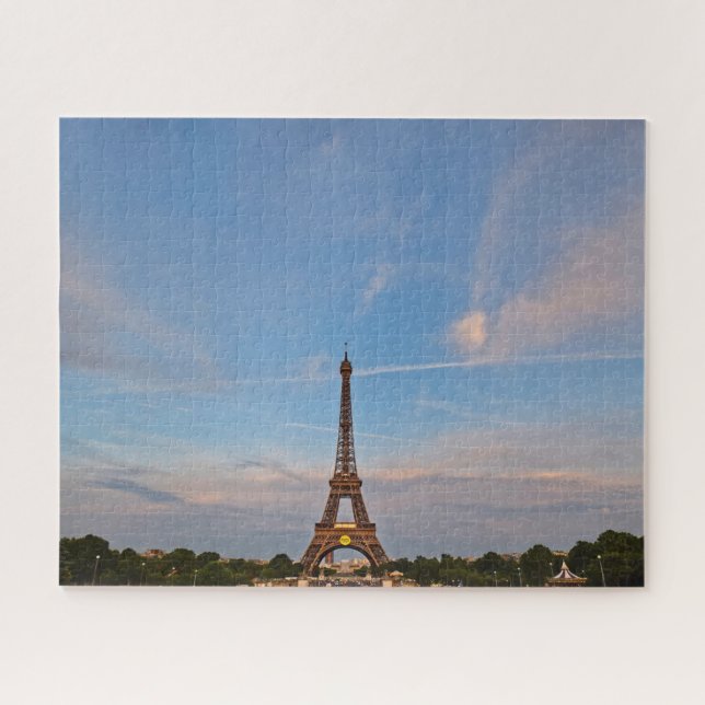 Puzzle Ciel bleu et Tour Eiffel - 16x20 - 520 pcs (Horizontal)