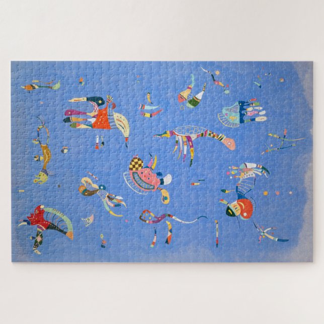 Puzzle Ciel bleu | Kandinsky | (Horizontal)