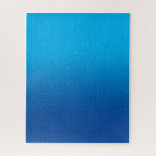 Puzzle Ciel et bleu foncé en ombre monotone