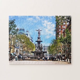 Puzzle Cincinnati OH - Fontaine Tyler-Davidson c1906