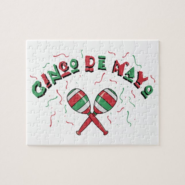 Puzzle Cinco de Mayo avec Maracas (Horizontal)