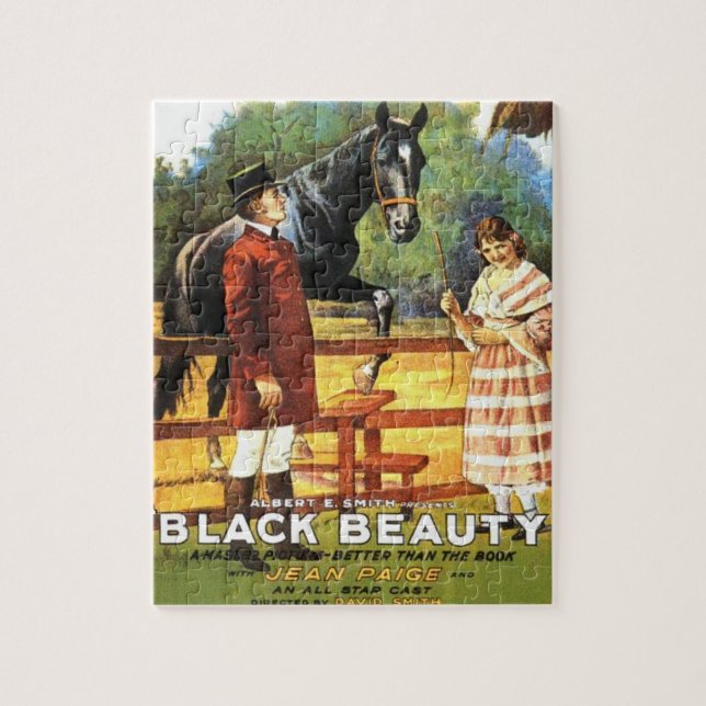 Puzzle Cinéma muet 1921 noir de beauté Jean Paige (Vertical)
