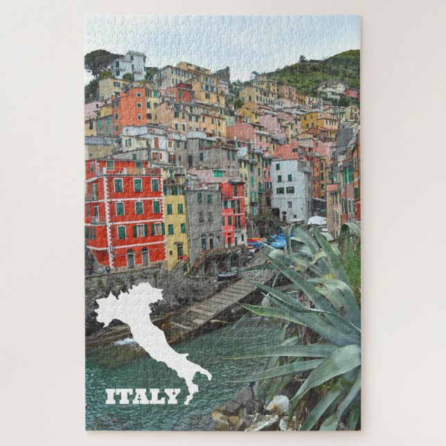 Puzzle Cinque Terre Ligurie Italie Voyage Pittoresque Pho (Vertical)