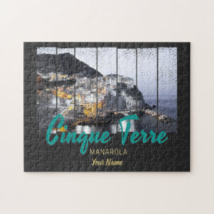 Puzzle Cinque Terre Manarola Riomaggiore Italian vintage