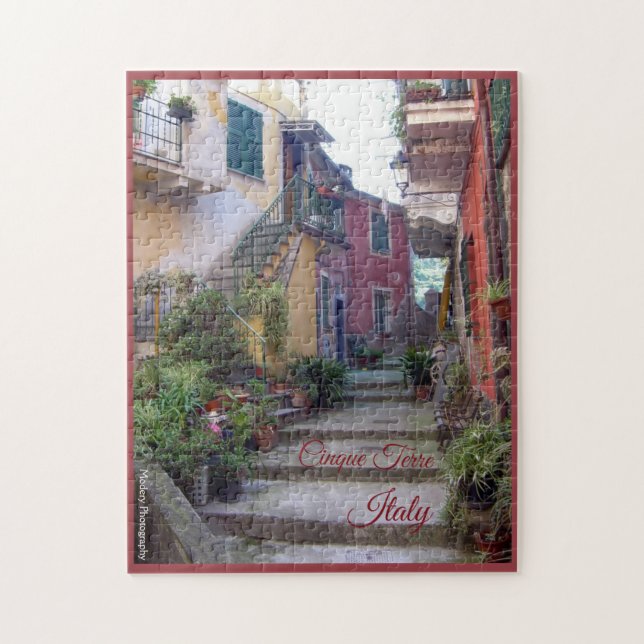 Puzzle Cinque Terre (rue de Monterosso) (Vertical)