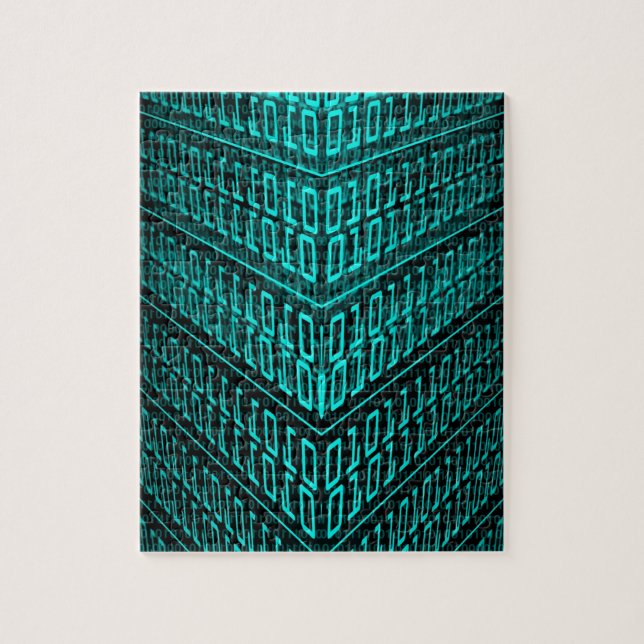 Puzzle Circuit informatique futuriste Cyberpunk (Vertical)