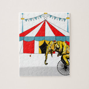Puzzle Cirque Memorabilia En mémoire des éléphants de cir