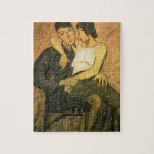 Puzzle Citadin Couple, 1920 (huile sur la toile)