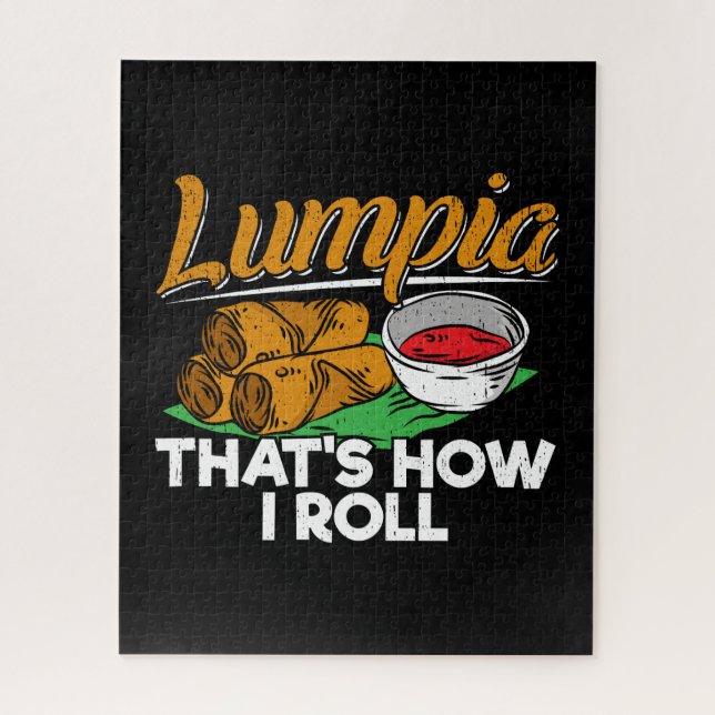 Puzzle Citation alimentaire philippine Lumpia (Vertical)