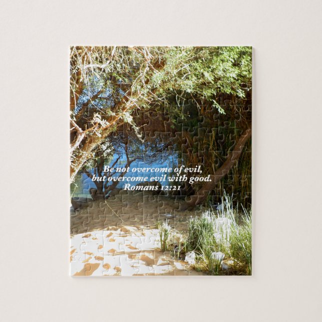 Puzzle Citation d'amour des versets de la Bible disant Ro (Vertical)