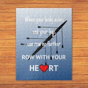Puzzle Citation de motivation en virage bleu