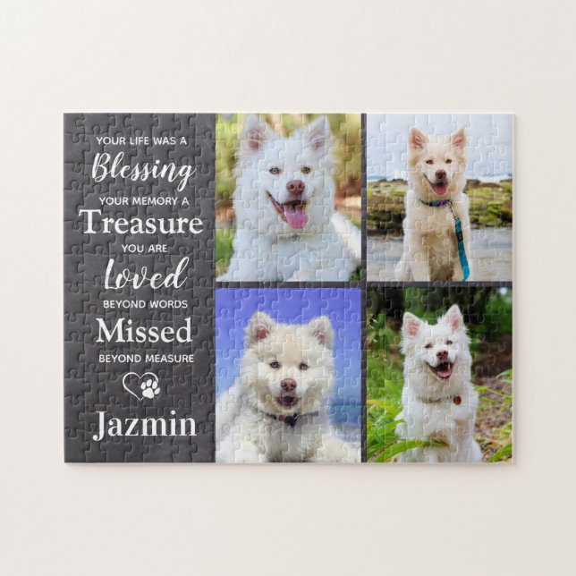 Puzzle Citation de perte d'animal - Sympathie de l'animal (Horizontal)