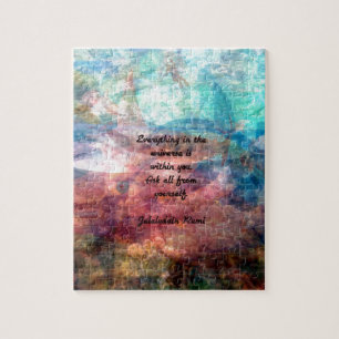 Puzzle Citation De Rumi Sur L'Énergie Et L'Univers