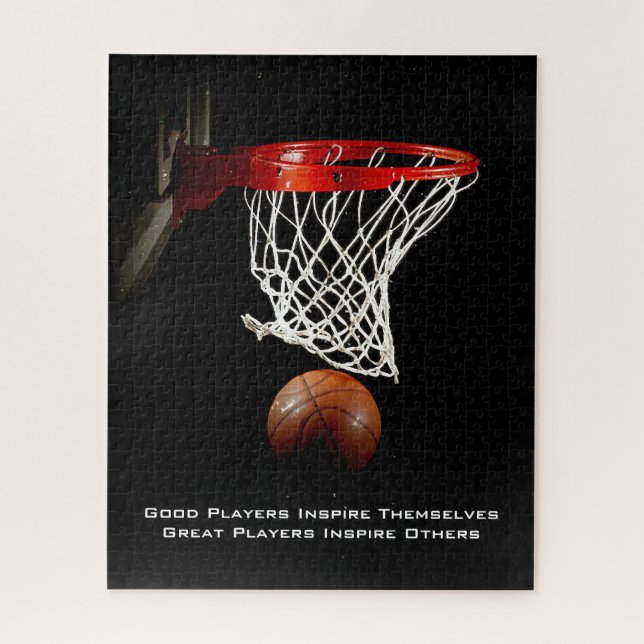 Puzzle Citation Inspirationnelle Basketball Inspiration J (Vertical)