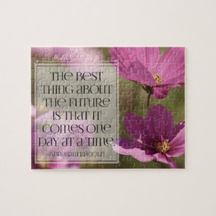 Puzzle Citation Inspirationnelle d'Abraham Lincoln "L'ave
