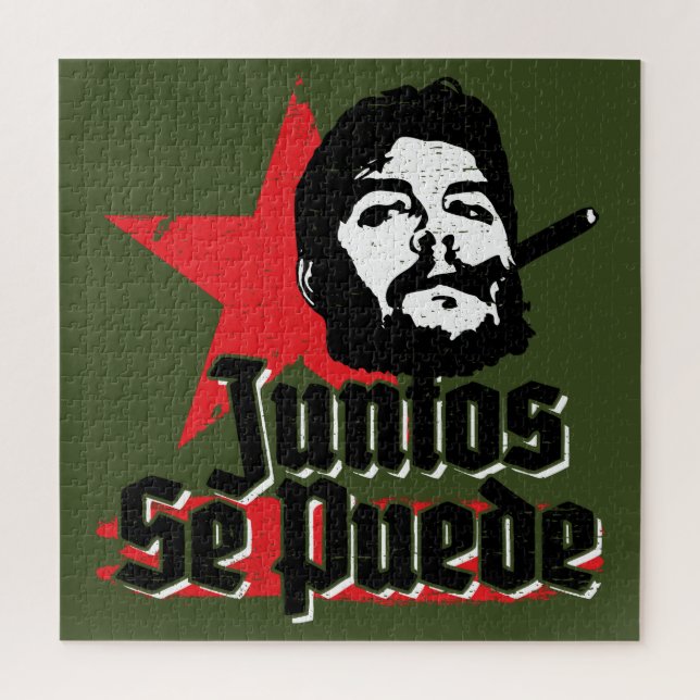 Puzzle Citation révolutionnaire de Che Guevara Juntos Se  (Vertical)