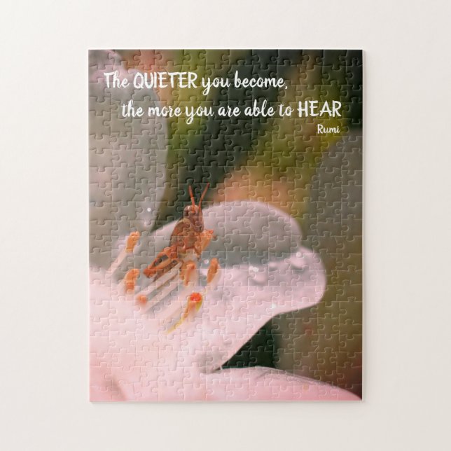 Puzzle Citation Silence Inspiration Rumi (Vertical)