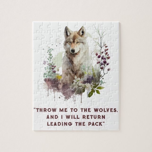 Puzzle Citation Wolf (Vertical)