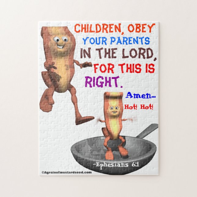 Puzzle Citations de la Bible chrétienne (Vertical)