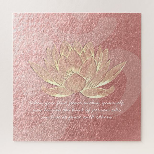 Puzzle Citations de l'instructeur de méditation du Lotus  (Vertical)