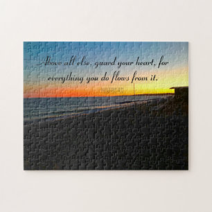 Puzzle Citations inspirantes Bible Verse Christian Jigsaw