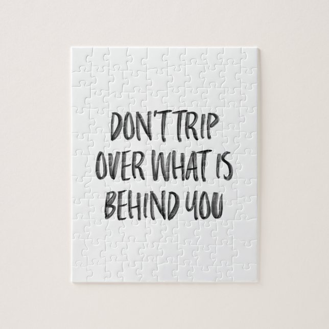 Puzzle Citations Inspirationnelles Lettrées À La Main (Vertical)