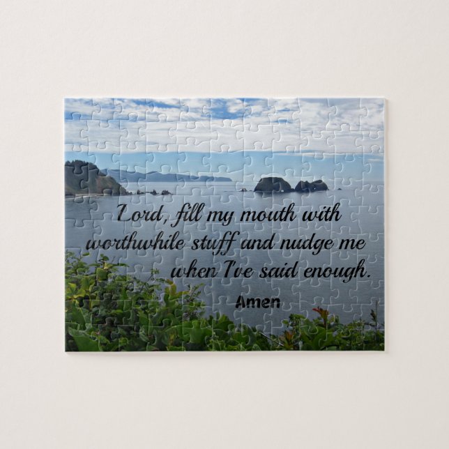 Puzzle Cite de parler avec sagesse. (Horizontal)