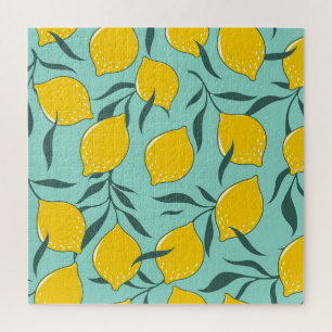 Puzzle Citron Art Mode Abstrait sans couture