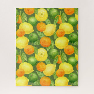 Puzzle Citron et agrumes d'orange